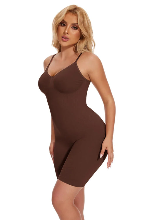 Shapez™ Full Body Shapewear Bodysuit – Tummy Control Waist Trainer with Anti-Chafing Shorts