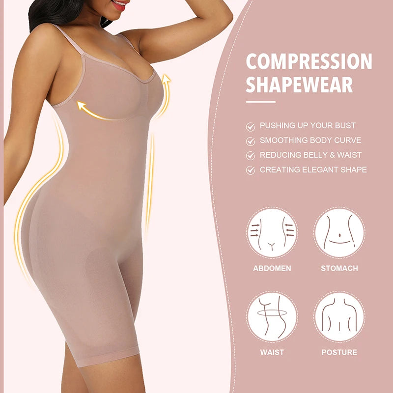ShapeZ™ Seamless Bodysuit – Waist Trainer, Butt Lifter & Tummy Control Shapewear