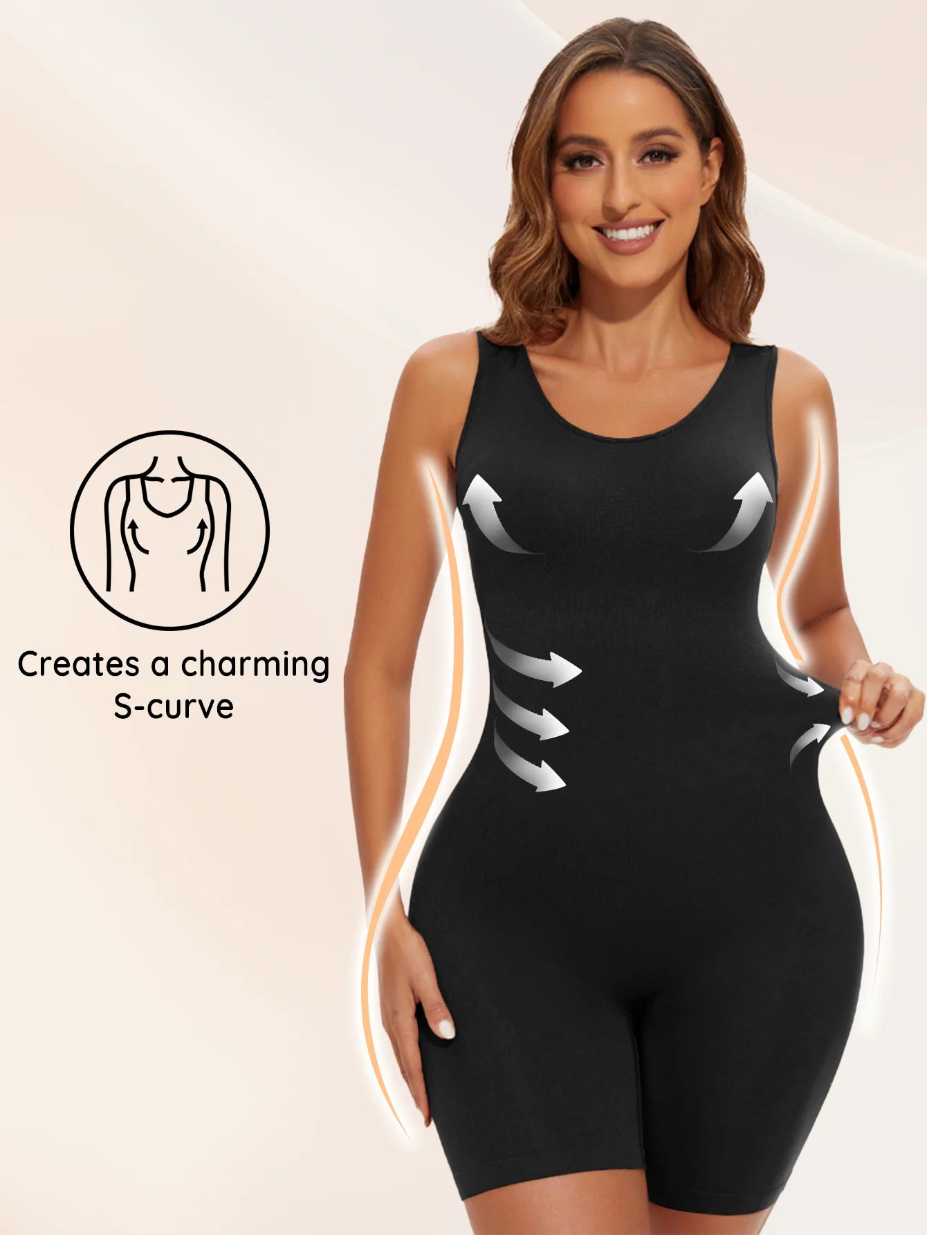 ShapeZ™ Full Coverage Bodysuit – Seamless Slimming Shapewear