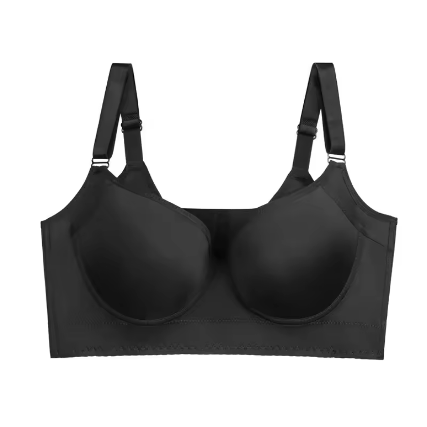 ShapeZ™ Push-Up Back Smoothing Bra – Plus Size Wide Band Seamless Shapewear