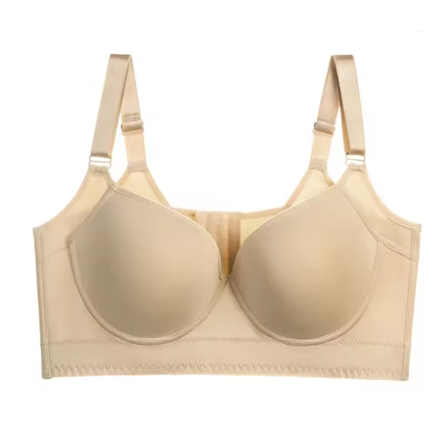 ShapeZ™ Push-Up Back Smoothing Bra – Plus Size Wide Band Seamless Shapewear