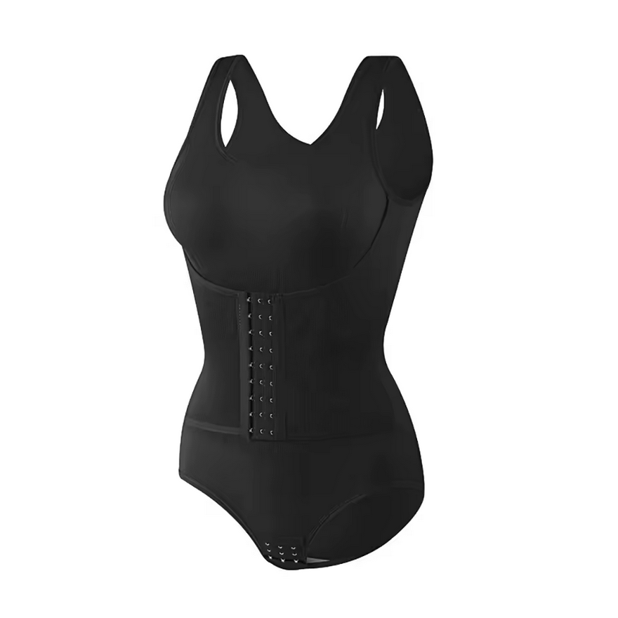 ShapeZ™ Zipper Belt Bodysuit – Tummy Control Waist Trainer & Slimming Shapewear
