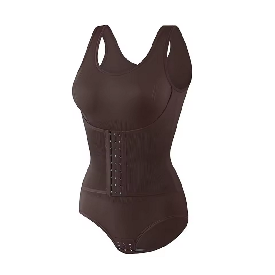 ShapeZ™ Zipper Belt Bodysuit – Tummy Control Waist Trainer & Slimming Shapewear
