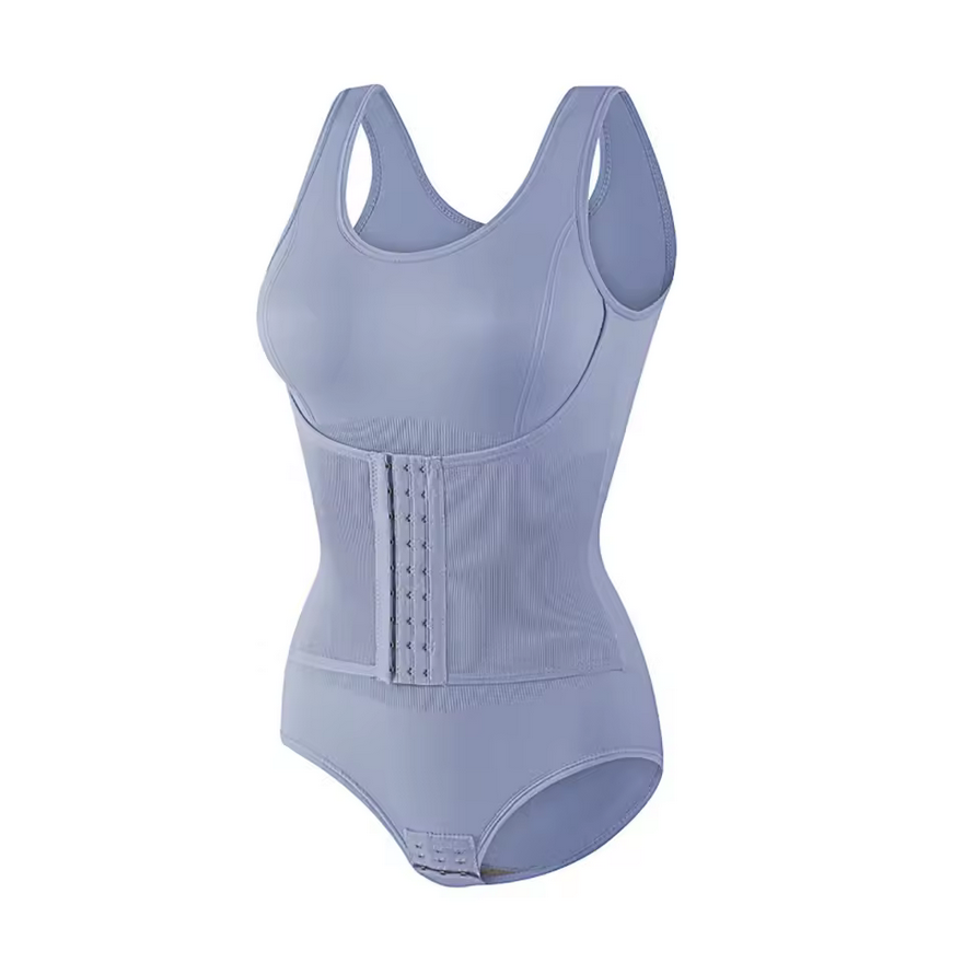 ShapeZ™ Zipper Belt Bodysuit – Tummy Control Waist Trainer & Slimming Shapewear