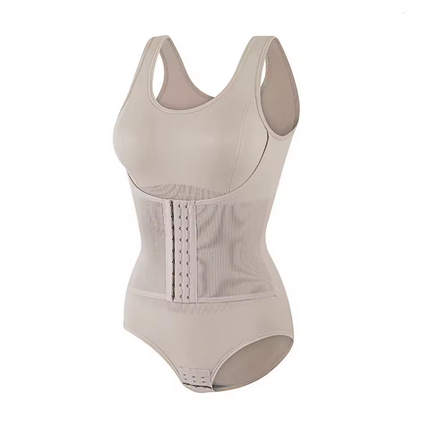 ShapeZ™ Zipper Belt Bodysuit – Tummy Control Waist Trainer & Slimming Shapewear