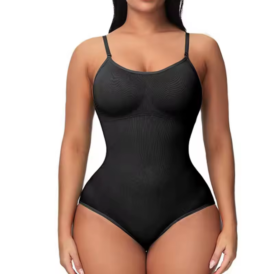 ShapeZ™ V-Neck Bodysuit – Seamless Slimming Shapewear
