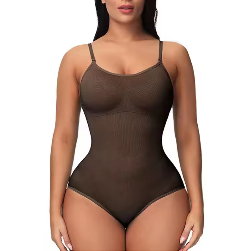 ShapeZ™ V-Neck Bodysuit – Seamless Slimming Shapewear