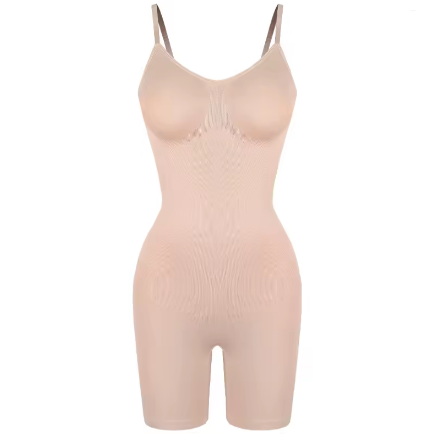 Shapez™ Full Body Shapewear Bodysuit – Tummy Control Waist Trainer with Anti-Chafing Shorts