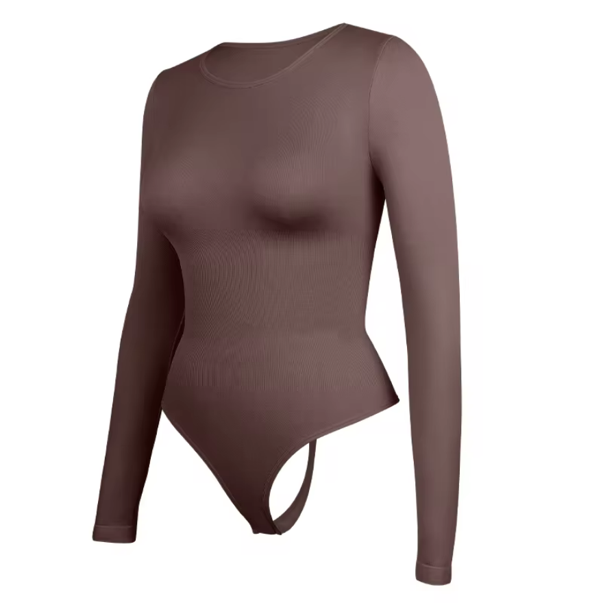 Shapez™ Long Sleeve Shapewear Bodysuit