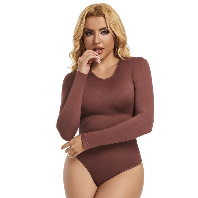 Shapez™ Long Sleeve Shapewear Bodysuit