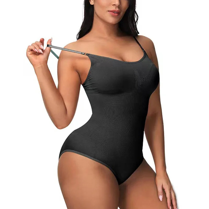 ShapeZ™ V-Neck Bodysuit – Seamless Slimming Shapewear